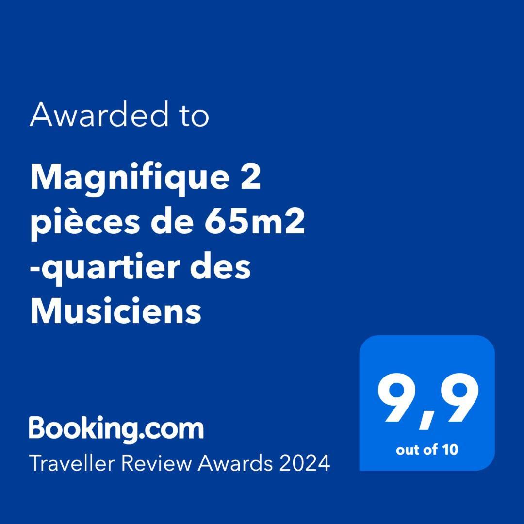 Magnifique 2 Pieces De 65M2 -Quartier Des Musiciens Apartment Nisa Exterior foto